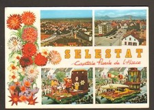 SELESTAT : CHAR Fleuri CAVALCADE / CARNAVAL , aérienne