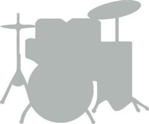 Wood drum set shape - drum,