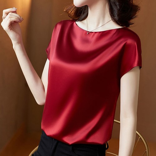 Chemisier confortable satin - en,