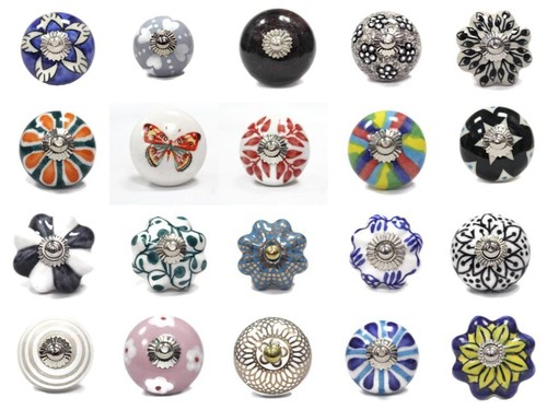 Superbe bouton céramique