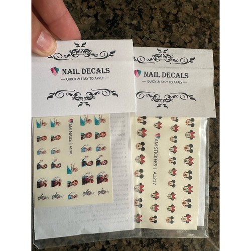 Disney nail decals new - nail,