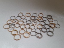 Lot bagues vintage tirette