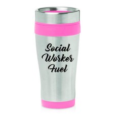 16 oz Travel Coffee Mug Social
