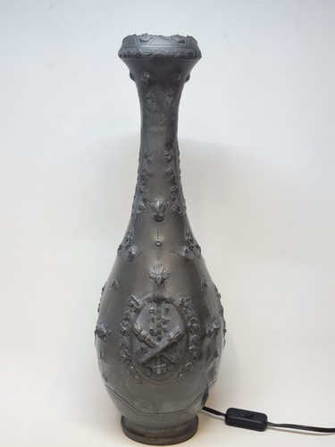 Antique french pewter grand - antique,