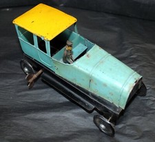 Jouet Automobile en fer, coupé avec chauffeur sans marque