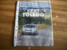 ESSAI DETAILLE.............SEAT TOLEDO 2.3 V5 et 1.9 TDI 150................