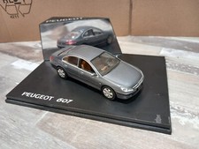 NOREV 1/43 PEUGEOT 607 GRIS FONCÉ - AVEC SOCLE MAIS SANS LA BOITE PLEXI 