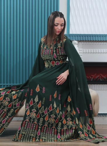 Embroidered kaftan for - for, women