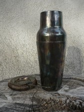 Shaker en métal argenté