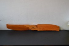 HELICE D'AVION BOIS HALTER FRANCE PUBLICITAIRE AVEC HORLOGE 95 CM