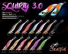 Seaspin Squirty 3.0 Leurre Calmar Egi Pêche Seiches, Eging Calamar Jibionera