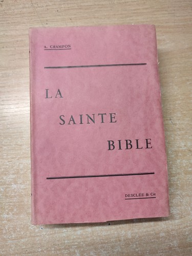 Sainte bible a crampon - la, a.