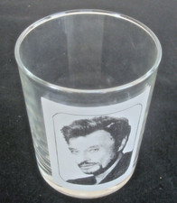 JOHNNY HALLYDAY RARE VERRE A
