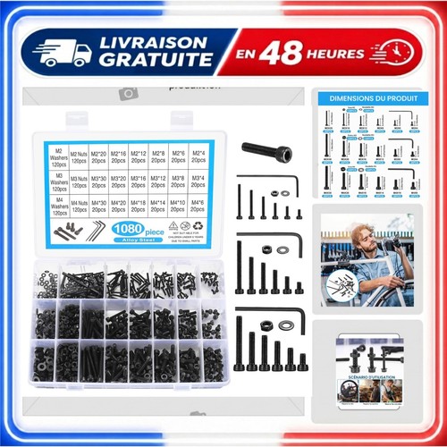 Kit vis écrous rondelles - , m2