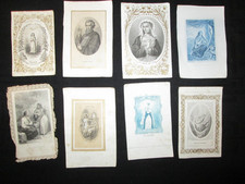 lot de 8 images pieuses