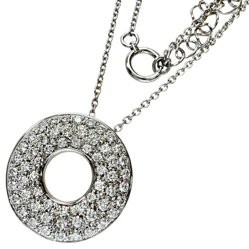 Collier diamant type beignet