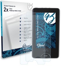 Bruni 2x Écran protecteur pour Sony Walkman NWZ-X1050 Protecteur d'écran