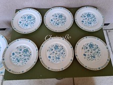 SERIE DE 6 ASSIETTES A PAIN EN