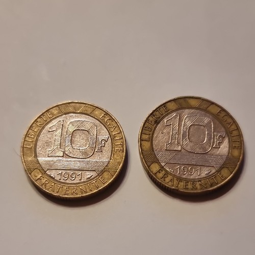 Lot pièces france francs - france, 10