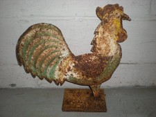 Ancien coq en metal fer déco loft décoration