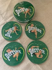 Sous verre métal perrier - sous,