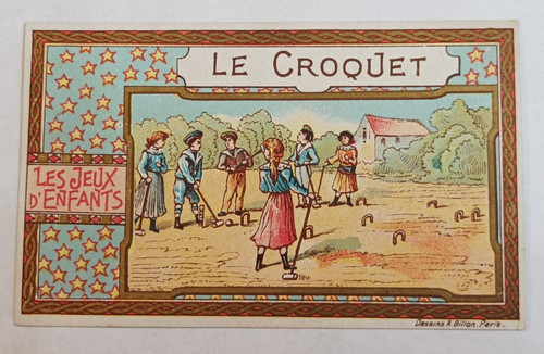 Ancienne chromo image - ancienne,