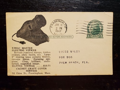 1947 framingham cachet - framingham, ma
