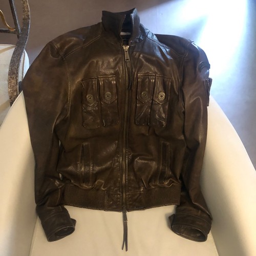 Blouson cuir dsquared - cuir,