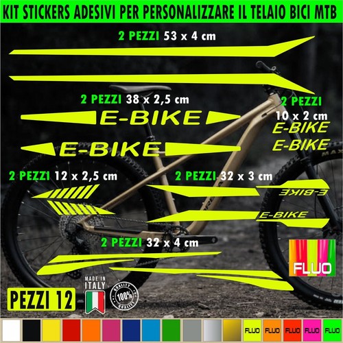 Autocollants vélo vtt cadre - vélo,