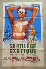 Affiche Ancienne Cinéma Sortilège Exotique  115x155 cm 1942 Visa Oraff
