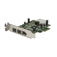 Occasion - Carte adaptateur PCI Express - 3 ports Firewire - Faible encombrement