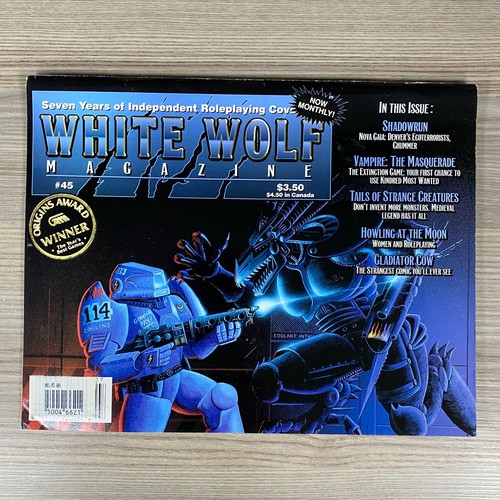 White wolf magazine - white,