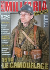 Revue MILITARIA n°242, CAMOUFLAGE DES CASQUES ALLEMANDS WH 39-45