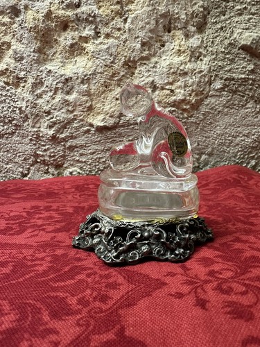 Figurine chat verre cristal - figurine,