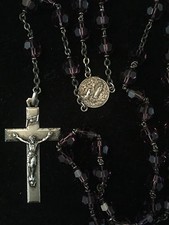 Crystal Rosary Glass Solid