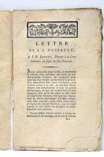 Lettre de J.J DUSSAULT à J.B