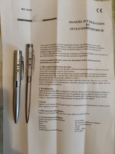 3 STYLOS (1 stylo enregistreur + 2 porte-plumes avec cartouches)
