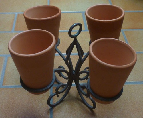 Porte plantes fer - plantes, en