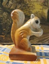 Figurine Écureuil En Plâtre Vintage Année 50/60 