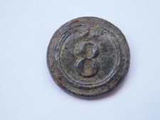 NAPOLEON 1er EMPIRE ? BOUTON 8° DE LIGNE / 22mm