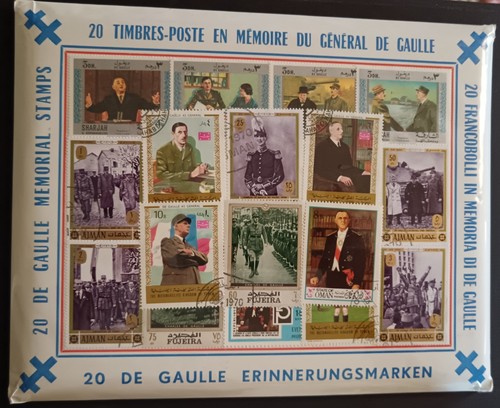 Vintage french stamps set - french,