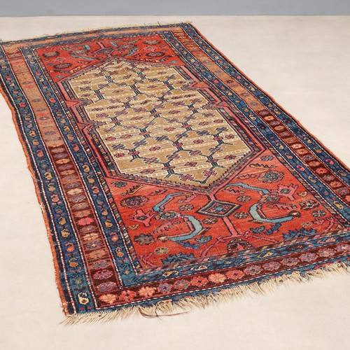 Tapis ancien laine noeud fin - laine,