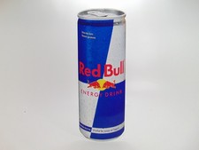 plaque tôle publicitaire plv aluminium 50 cm canette red bull vintage