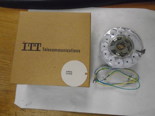 New itt telephone rotary dial - new!,