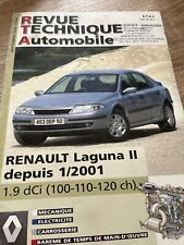 Revue technique Renault LAGUNA 2 1.9 DCi 100 110 120CH RTA LAGUNA II AUTHENTIQUE