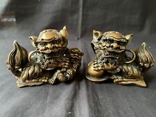 Paire De Chiens Foo Chinois En