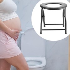 Chaise Percée Pliante, Siège de Bain Peu Encombrant pour Les Voyages