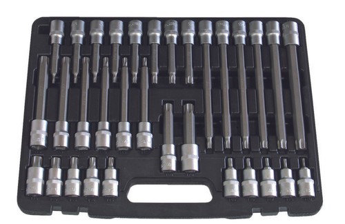 Coffret douilles embouts torx