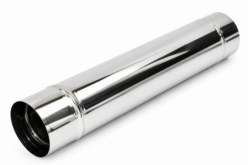 Tuyau fumée inox - tuyau, en