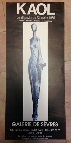 Kaol 1985 affiche - (sculpture),